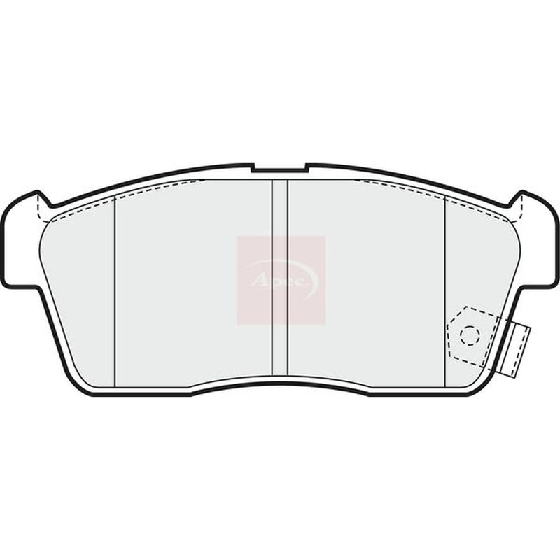 Apec Front Brake Pad Set PAD1463