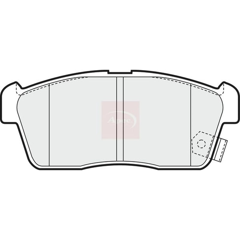 Apec Front Brake Pad Set PAD1463