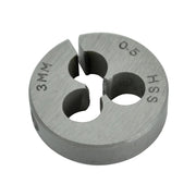 Faithfull HSS Straight Flute Split Die M3 x 0.5, 13/16in OD - FAIHSSDM3