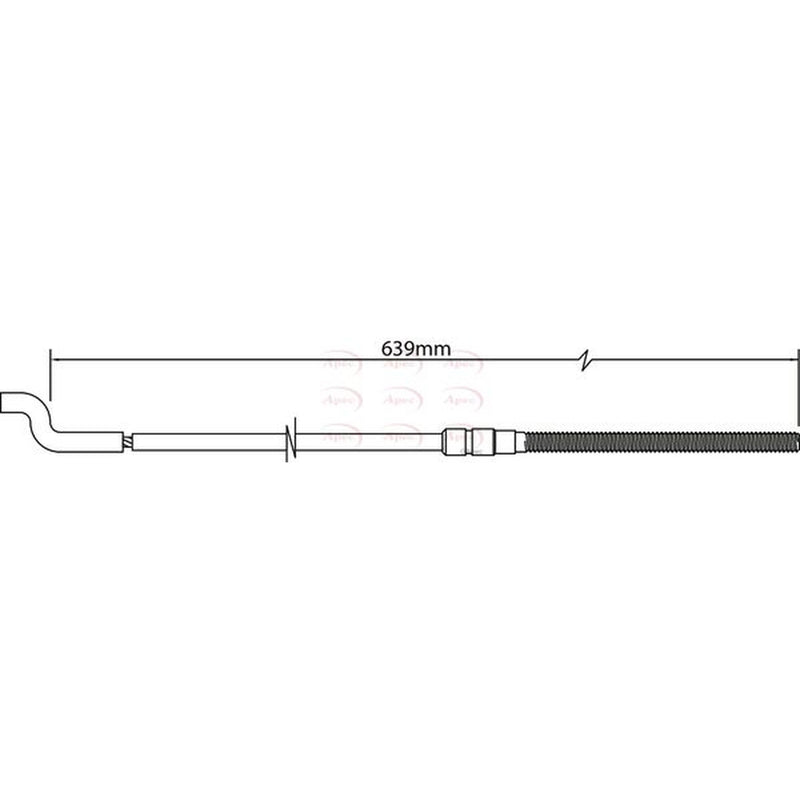 Apec Handbrake Cable Centre CAB1154