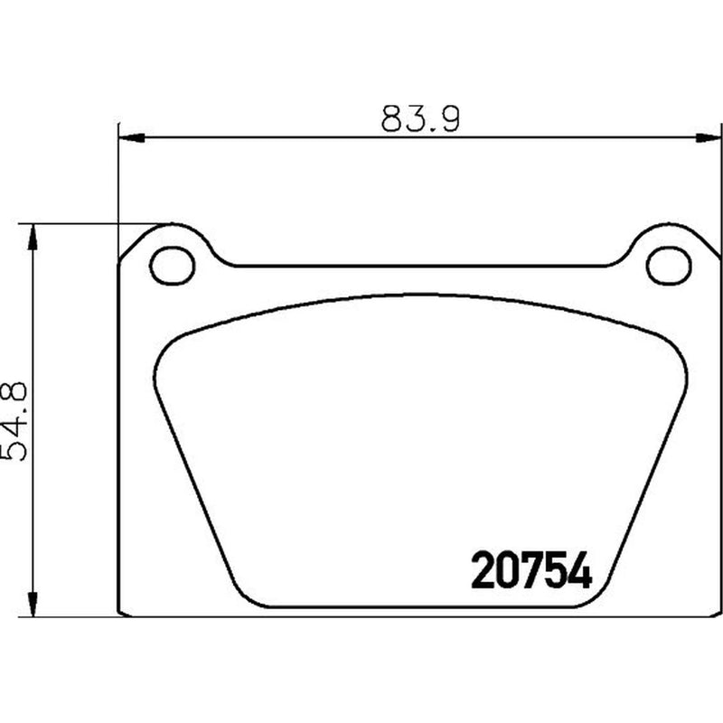 Mintex Front Brake Pad Set MLB65