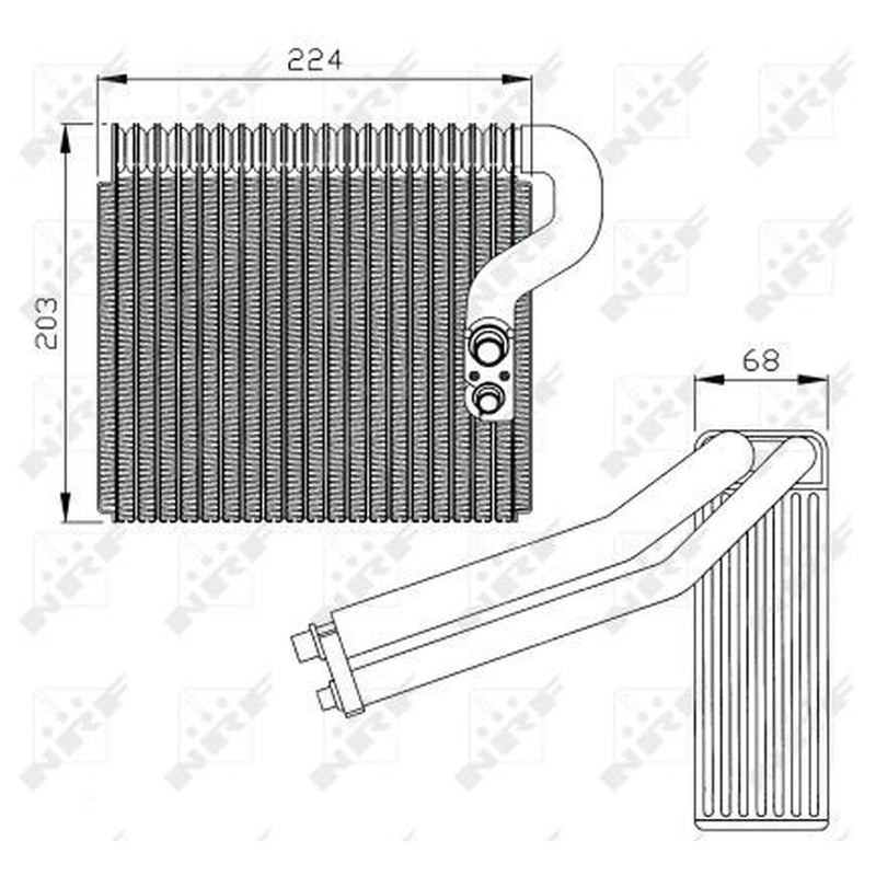 NRF Air Conditioning Evaporator 36063