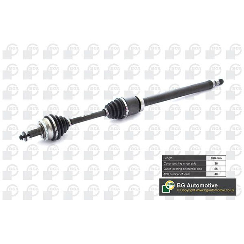 BGA CV Drive Shaft Driveshaft Front Right DS9706RA