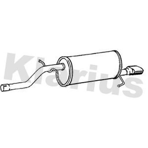 Klarius Box With Tail Pipe Rear GM1157P