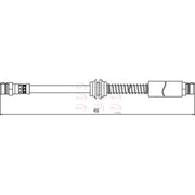 Apec Brake Hydraulic Hose Line Rear HOS3943