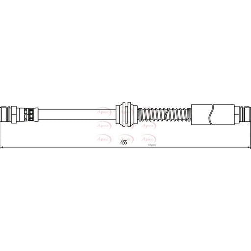 Apec Brake Hydraulic Hose Line Rear HOS3943