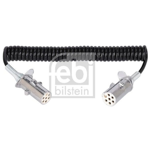 Febi Coiled Cable 7 Connectors 24V PU (Polyurethane) 09705