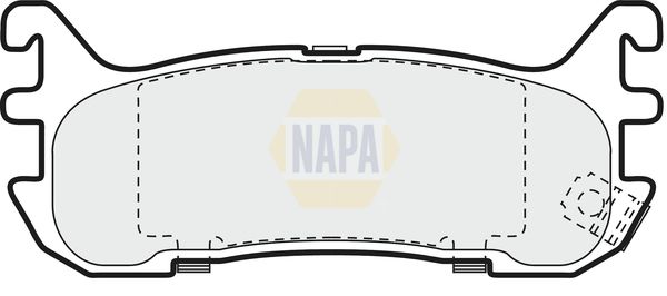 NAPA Rear Brake Solid Discs & Pads fits MAZDA