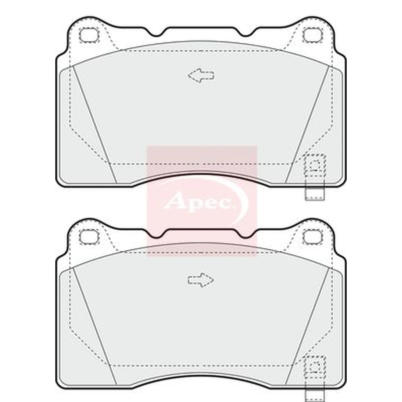 Apec Front Brake Pad Set PAD1391