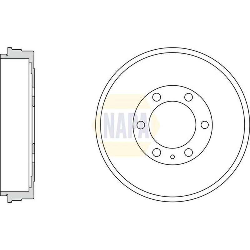 NAPA Brake Drum Assembly Rear NDR1027