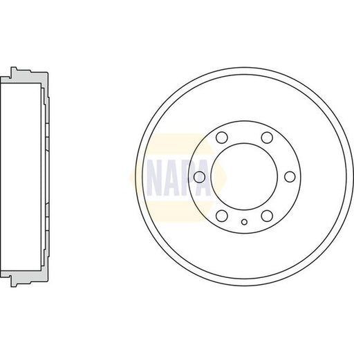 NAPA Brake Drum Assembly Rear NDR1027