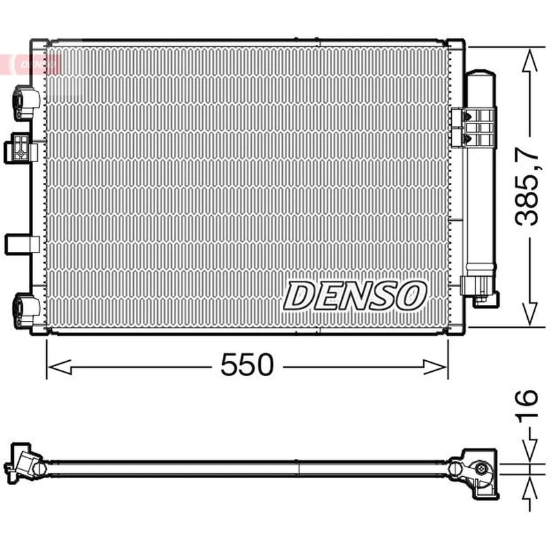 Denso Air Conditioning Condenser DCN10044