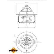 NRF Thermostat,Coolant 725147