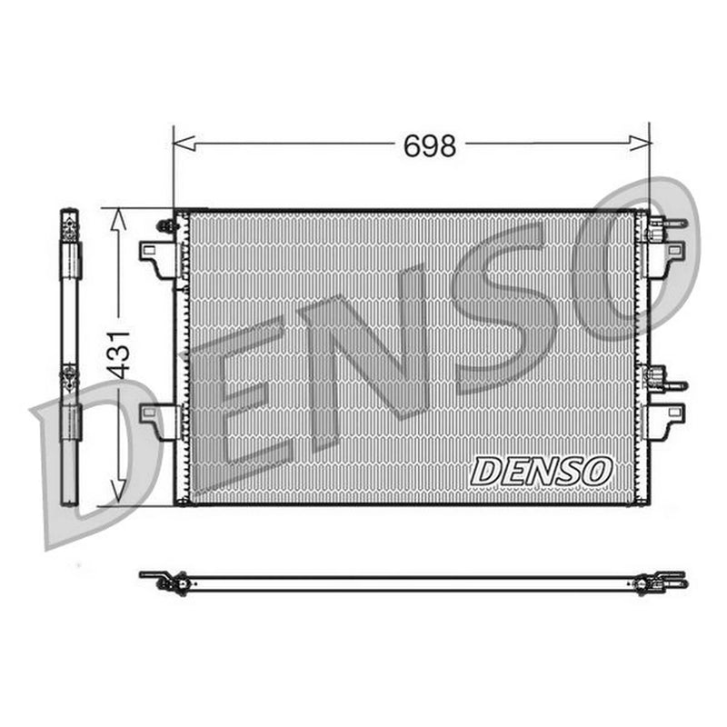Denso Air Conditioning Condenser DCN23022