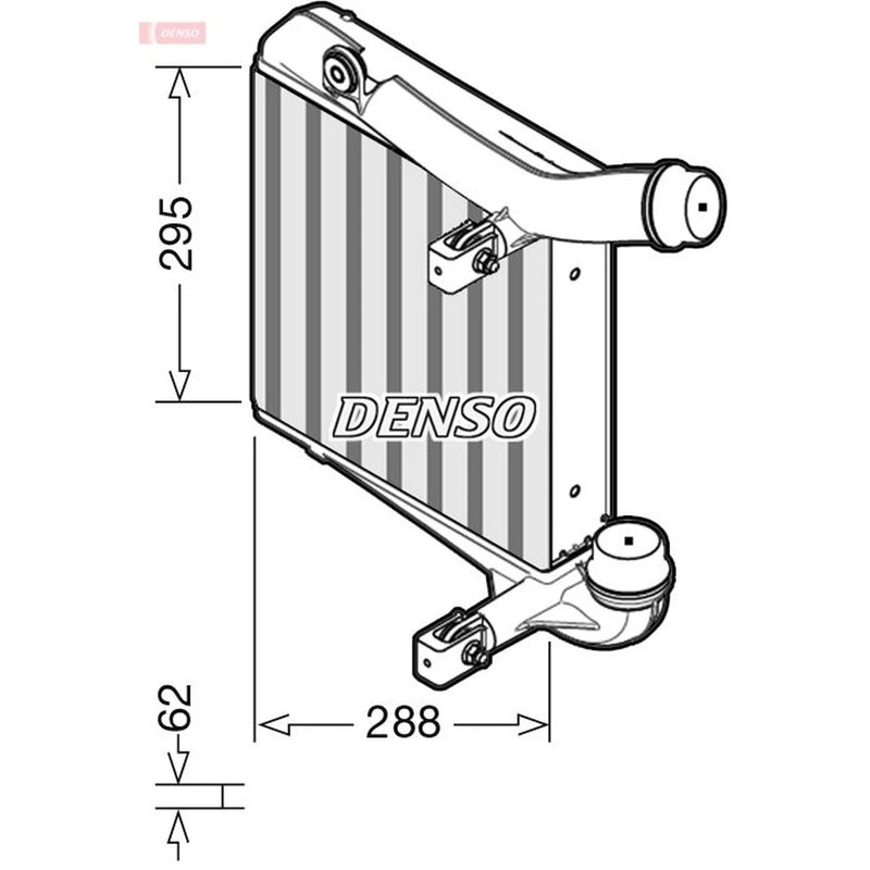 Denso Intercooler (Charge Air Cooler) DIT28013