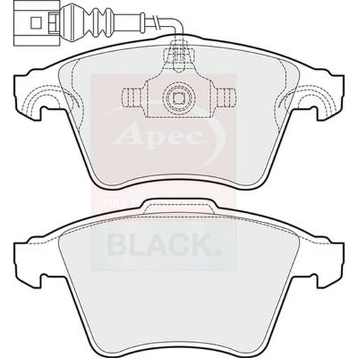 Apec Front Brake Pad Set PAD1496B
