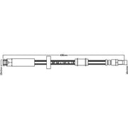 Juratek Brake Hydraulic Hose Line Front JBH1027