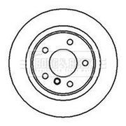 Borg & Beck 2 x Vented Rear Brake Discs BBD4184