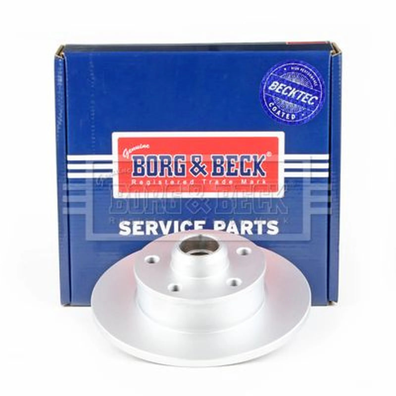 Borg & Beck 2 x Solid Rear Brake Discs BBD5878S