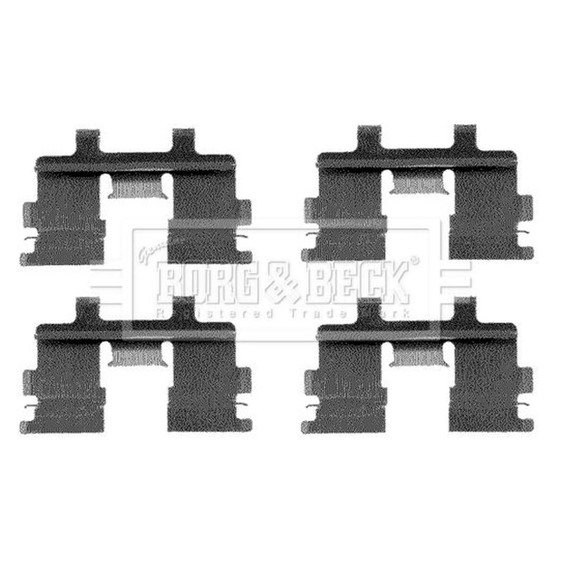 Borg & Beck Brake Pad Accessory Fitting Kit Front BBK1142