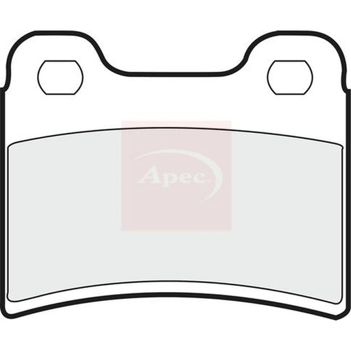 Apec Rear Brake Pad Set PAD761