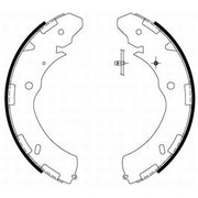 Mintex Brake Shoe Set Axle Kit MFR653
