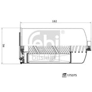 Febi Fuel Filter Element 175375