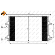 NRF Air Conditioning Condenser 35557
