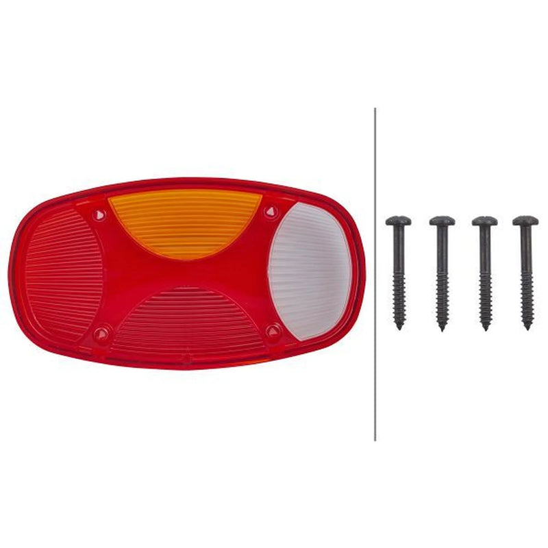 Hella Tail Light Assembly Lens Rear 9EL 343 142-001