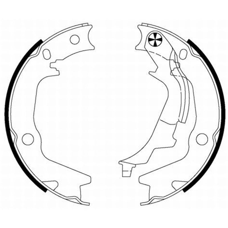 Mintex Parking Brake Shoe Set MFR658