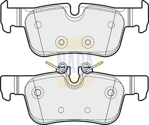 NAPA Front Vented & Rear Vented Brake Discs & Pads fits BMW MINI