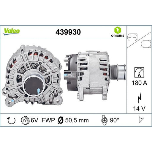 Valeo Car Alternator 12V 439930