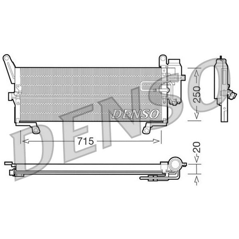 Denso Air Conditioning Condenser DCN09091