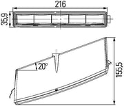 Hella 2PT 010 043-801 Daytime Running Light Set