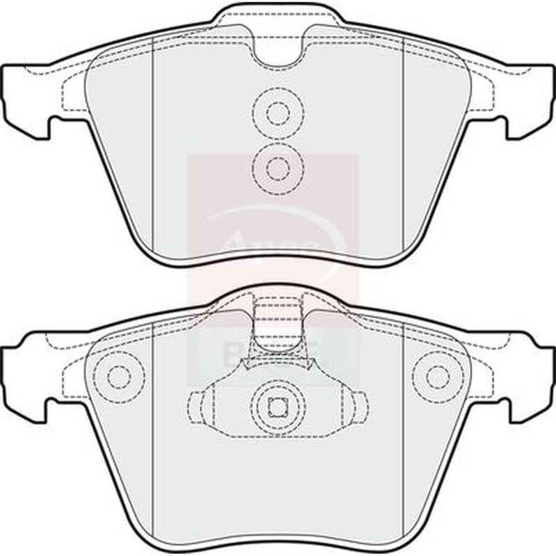 Apec Front Brake Pad Set PD3208