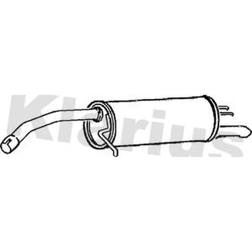 Klarius Box With Tail Pipe Rear FT843X