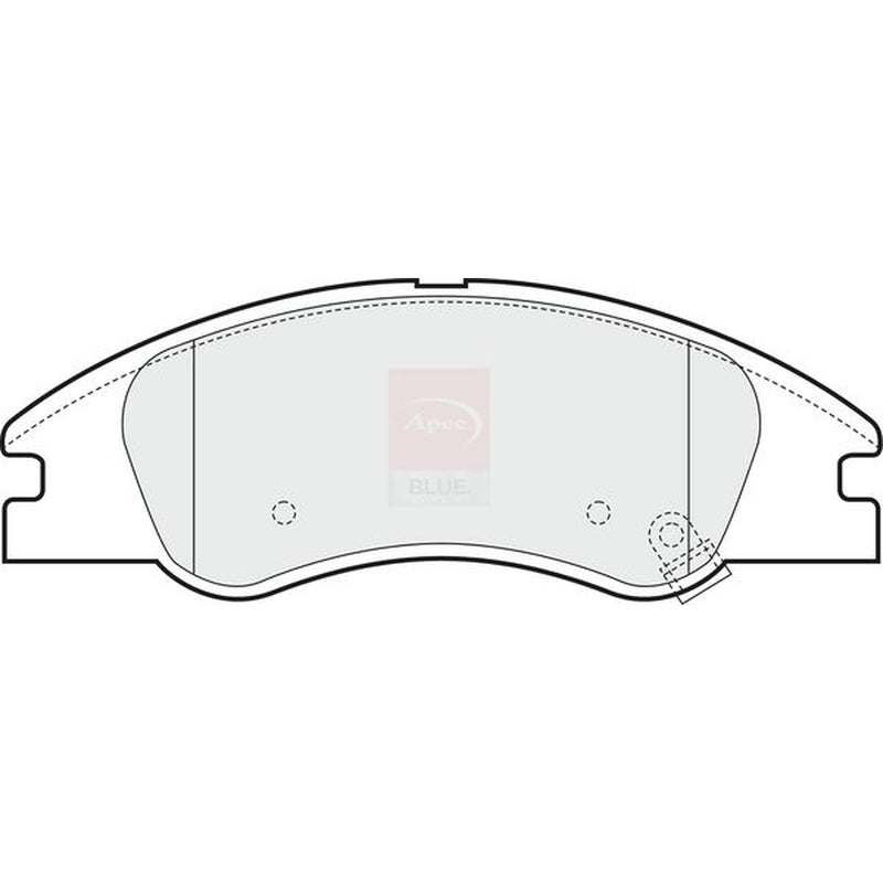 Apec Front Brake Pad Set PD3619