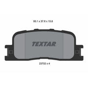 Textar Rear Brake Pad Set 2370201