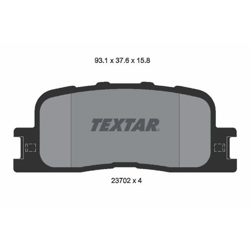 Textar Rear Brake Pad Set 2370201