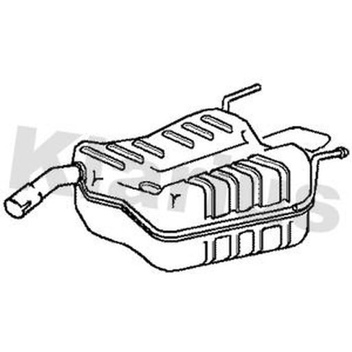 Klarius Box With Tail Pipe Rear GM452L