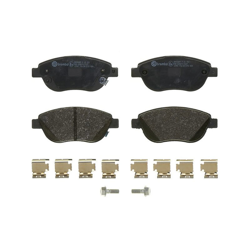 Brembo 4 x Front Brake Pad Set P23153