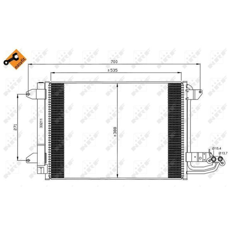 NRF Air Conditioning Condenser 35520