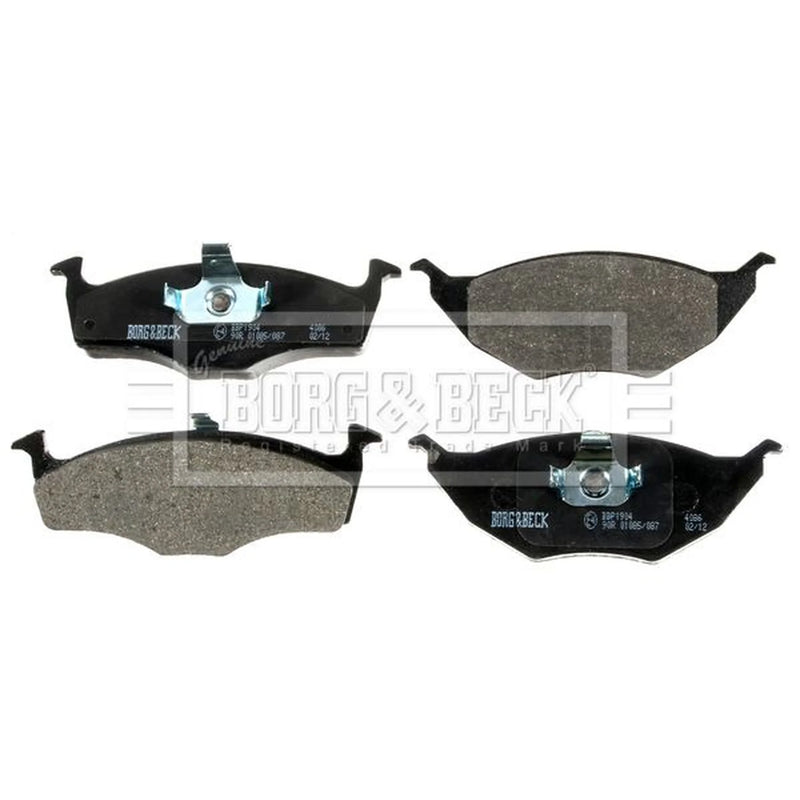 Borg & Beck 4 x Front Brake Pad Set BBP1904