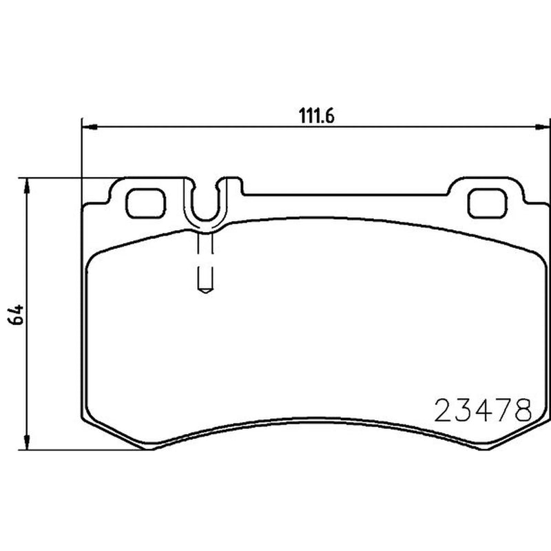 Mintex Rear Brake Pad Set MDB2621