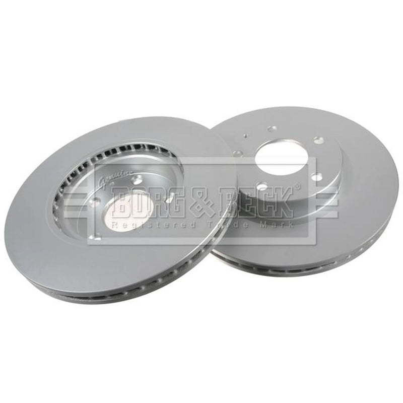Borg & Beck 2 x Vented Front Brake Discs BBD5381