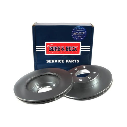 Borg & Beck 2 x Vented Front Brake Discs BBD4528