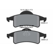 Textar Rear Brake Pad Set 2333901