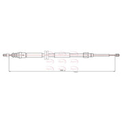 Apec Handbrake Cable Left Rear CAB1067