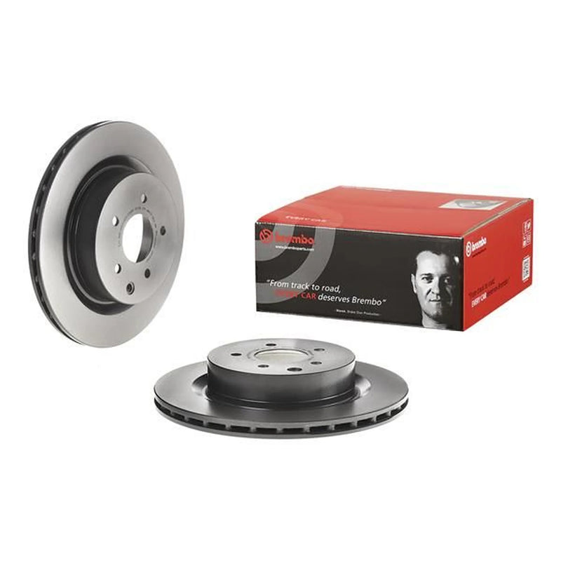 Brembo 2 x Internally Vented Rear Brake Discs 09.7356.21