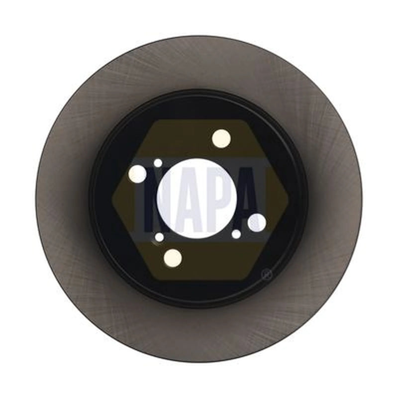 NAPA 2 x Solid Rear Brake Discs NBD5639